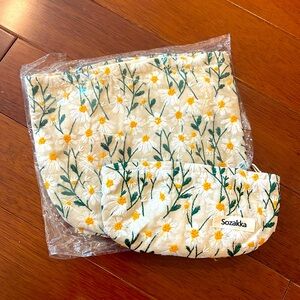 Floral embroidered bag bundle